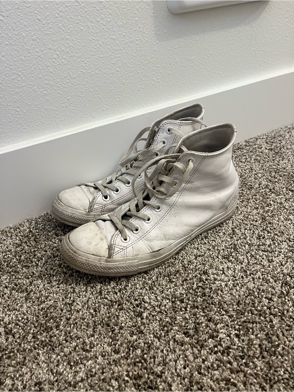 Converse High-Top Leather Sneakers
